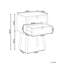 BUTTE 40cm W Bedside Table