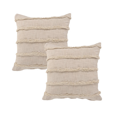 Housse de coussin 100% coton