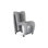 Seat Belt Cotton Upholstered Side Chair