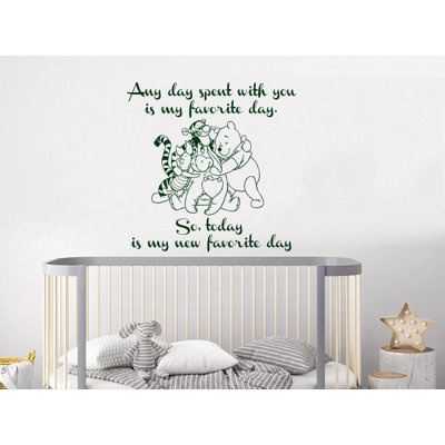 Décalcomanie murale winnie classic the pooh