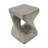 Wood-Like Texture MGO Twist Shape Side Table-579227083