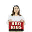 Plaque en plastique BBQ Ribs 11 po x 17 po-119524991