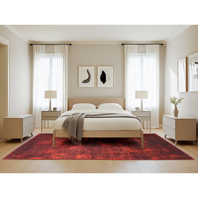 Abstract Indoor Rug, Rectangle 5' x 8'