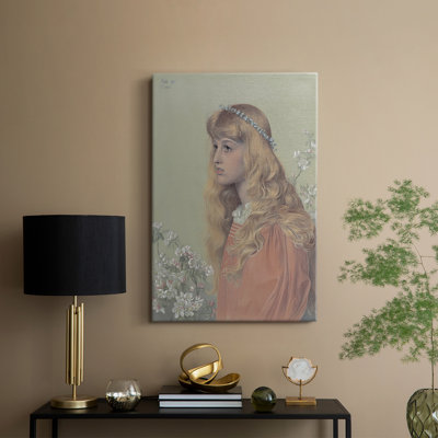 Adele Donaldson, Daughter of Sir George Donaldson -Gallery Wrapped Canvas by Frederick Sandys