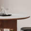 Table de salle à manger ronde exquise avec rangement durable-125100149-125100150