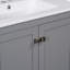 Meuble-lavabo avec lavabo simple, 2 portes et un tiroir-999065065