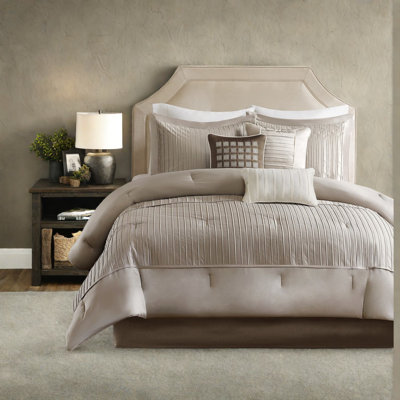Ensemble de literie Comfort Comfort, polyester charmeuse, style moderne pour un usage domestique