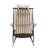 Peterson Wood Arm Genuine Leather Lounge Chair-115353677