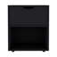 Table de chevet moderne de 19,7 po de hauteur avec tablette ouverte-909132215