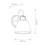 Shmuel Armed Sconce-1160739439