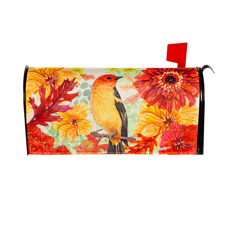 Housse pour boîte aux lettres magnétique en polyester animaux