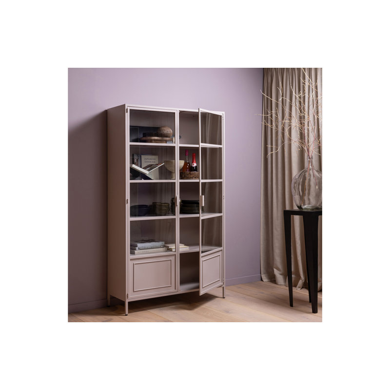 Ronja Display Cabinet, Soft Pink