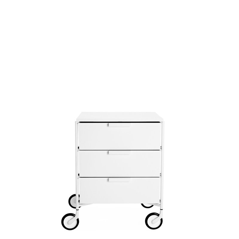 Mobil 3 Drawer Storage Drawer, White
