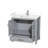 Sheffield Freestanding Single Bathroom Vanity with Marble Top-59388405-59388409-125042102