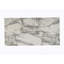 Table basse blanche 47 po avec plateau en faux marbre blanc