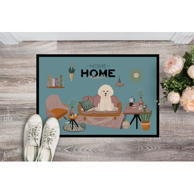 Tapis d'intérieur ou d'extérieur Gordils English Foxhound Sweet Home 24X36 CK7955JMAT