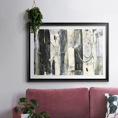 Standing Tall II-Framed - Matted and Framed Under Acrylic Glass, Large Living Room Wall Art