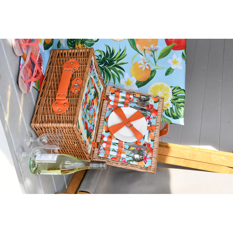 Picnic Basket, 20" H x 28" W x 40" D
