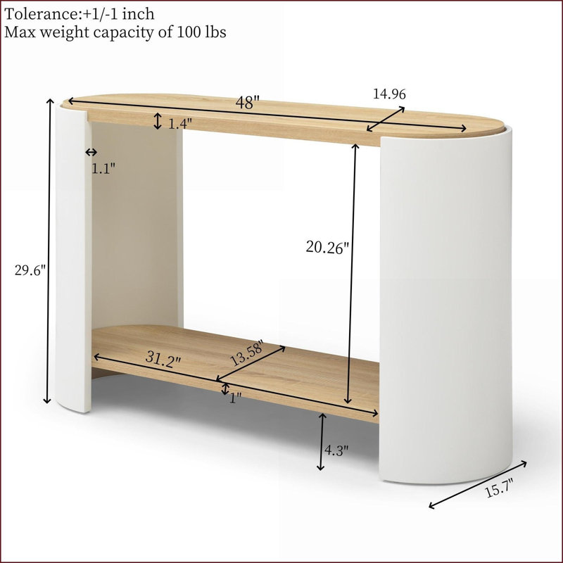 Ensemble de tables basses 3 pièces Padena Style moderne