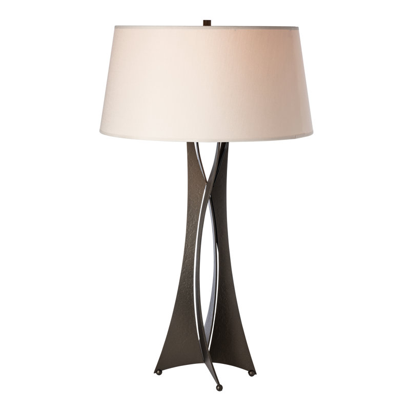Moreau 33.4" Table Lamp, Oil Rubbed Bronze, Flax