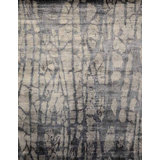 Contemporary One-of-a-Kind Rectangle 5'11" X 8'11" Hand Knotted Area Rug