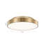 Plafonnier encastré rond 1 lumière DEL Chrome-1466441137