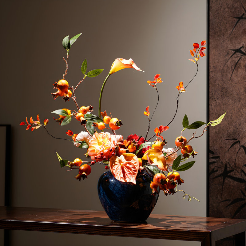 Ornements de fleurs simulées