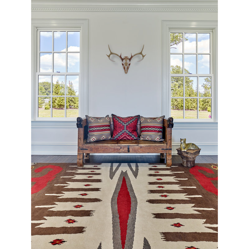 Mesa Wool Southwestern Area Rug, Rectangle 10' x 14'