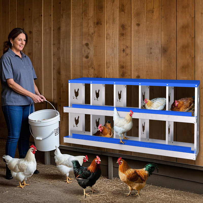 Nesting Boxes, Blue, 135cm (W) x 43cm (D) x 66cm (H)