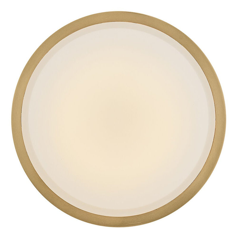 Hinkley Kieran Semi Flush Mount, Lacquered Brass