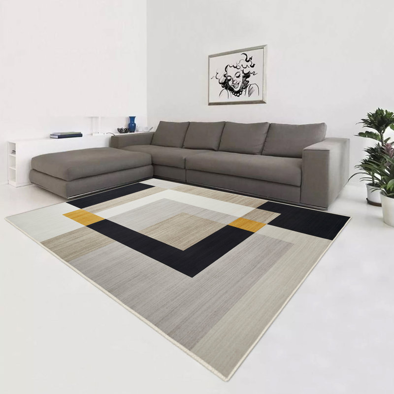 Oriental Machine Tufted Area Rug, Rectangle 40 x 60 cm