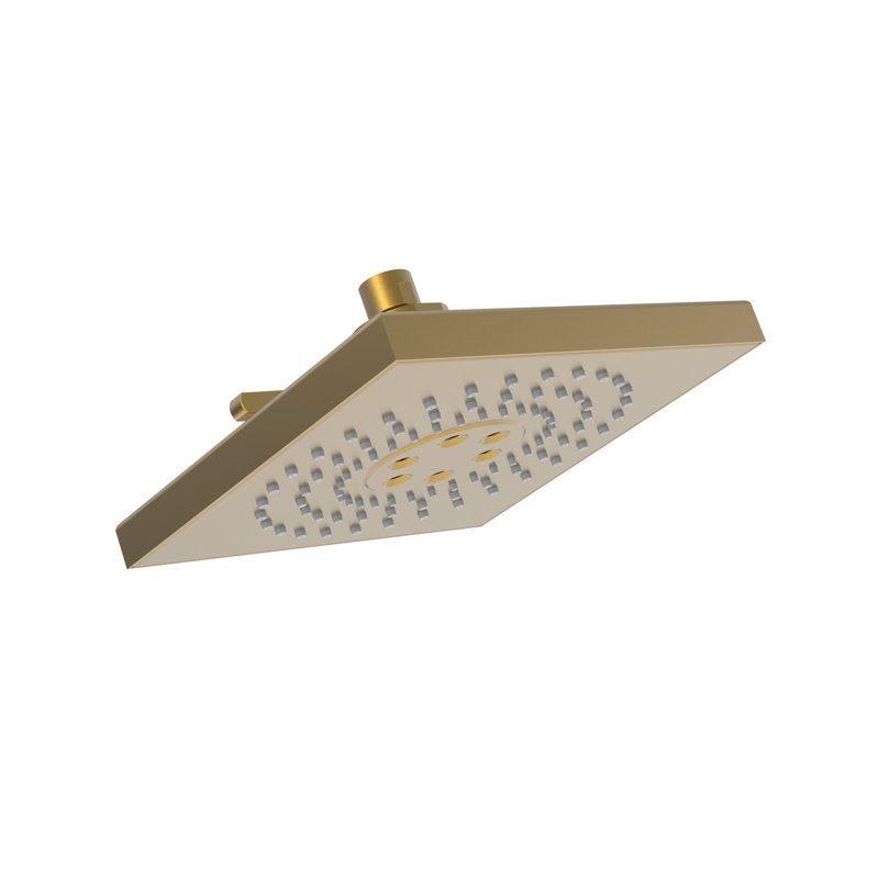 Luxnetic Multi Function Fixed Shower Head, Satin Gold
