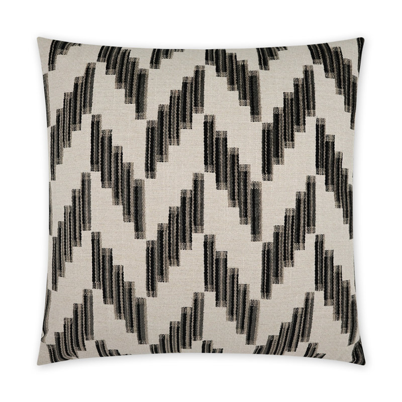 Coussin décoratif Harcourt, Ébène, Square 22"