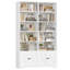 Armoire de rangement à 6 niveaux de 47,2 po avec armoires-1963493787