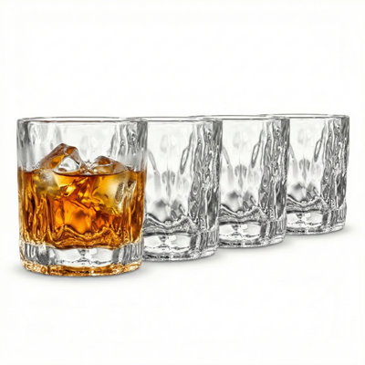 Uptown Bar - 10oz. Rock Spinning Double Old Fashioned Glasses