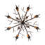 Lustre 12 lumières 42 po solstice d'hiver 42 po