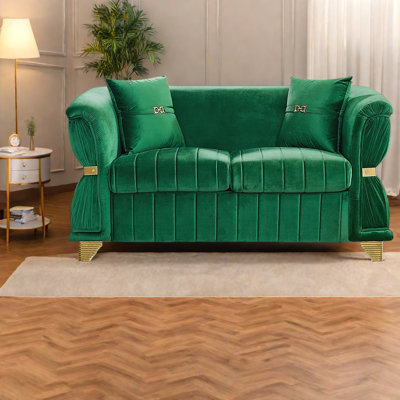 Causeuse Modern Sofas en velours 61,8 pouces