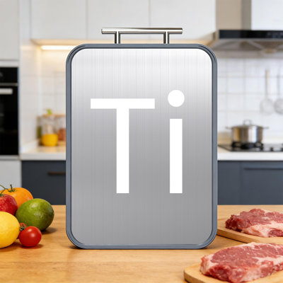 17.5" × 11" Double-Sided Titanium Cutting Board