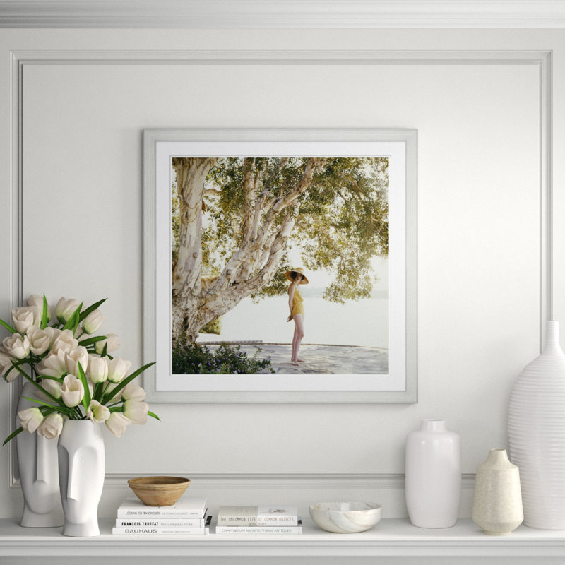 Model By Tree Giclee Print by Forlano Sante