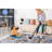 Non-shedding /navy Abstract 5x7 Area Rug - Stain For Dining Room, Bedroom, Living Decor Office