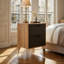 Table de chevet grise-2071318891