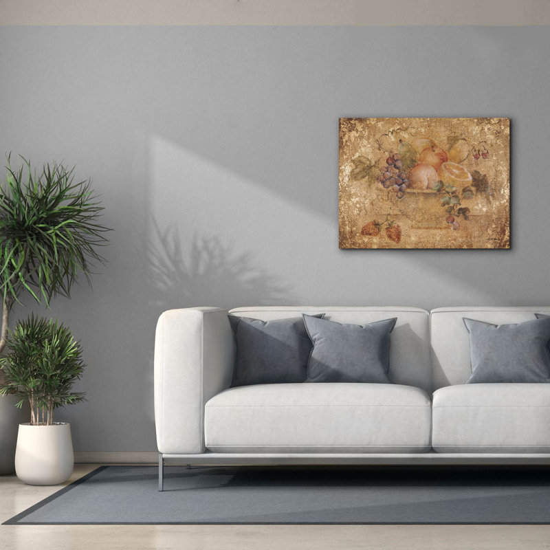 «Summer Harvest» par Cheri Blum, art mural sur toile, H 26 po x l 34 po x P 1,5 po