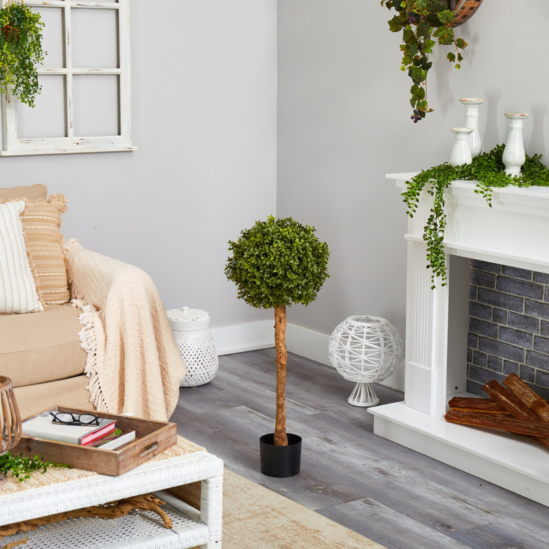 Topiaire de buis artificiel 36 "en pot