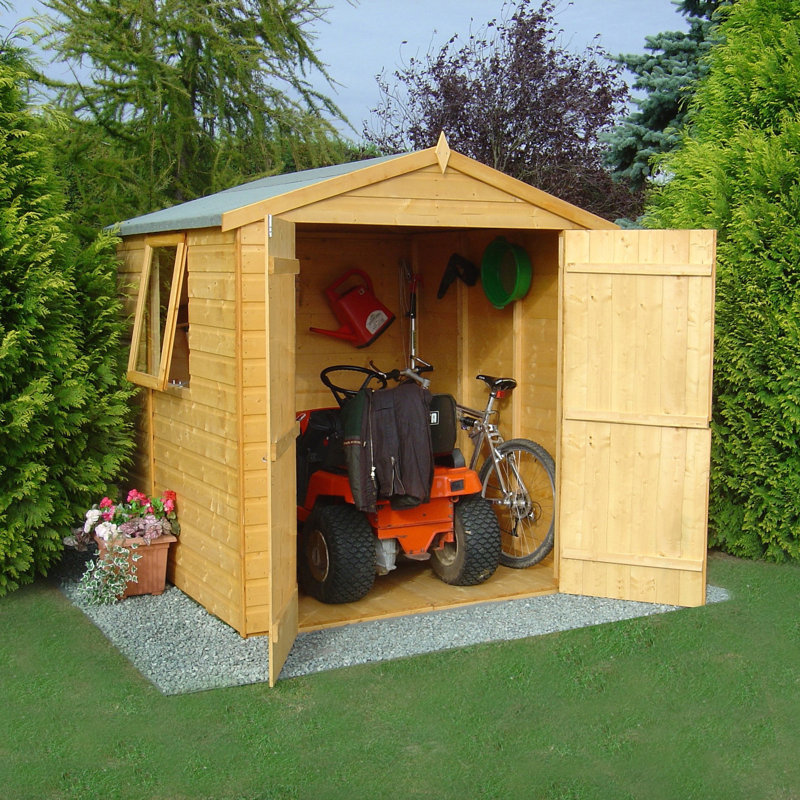 Scillato 6 Ft. W x 6 Ft. D Shiplap Apex Shed, No