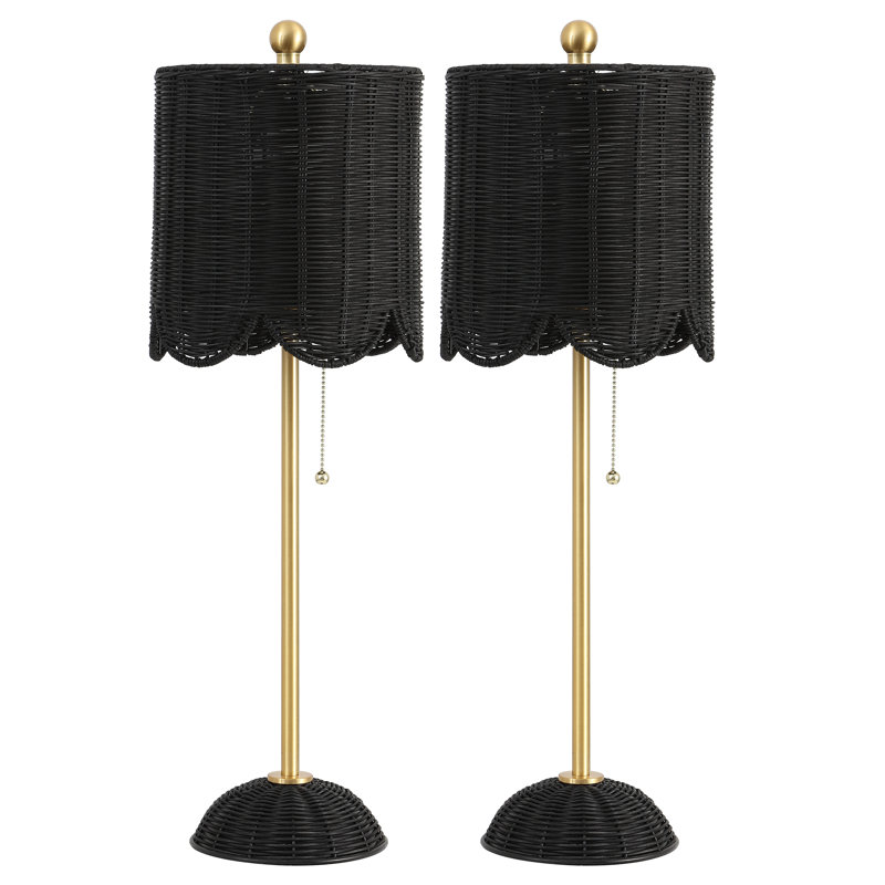 Lampe Volkman, Noir / laiton or