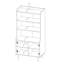 Lokey 160cm H x 80cm W Standard Bookcase