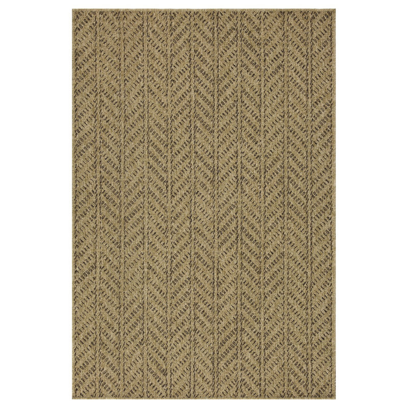 Indoor/Outdoor Area Rug - Jute/ 5 Ft. 3 In. X 7 Earth Collection Polypropylene Stain Easy To Store 5.25 7.25 For High Traffic