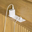 Structure de lit avec tête de lit et station de charge intégrée-296850153-296850155