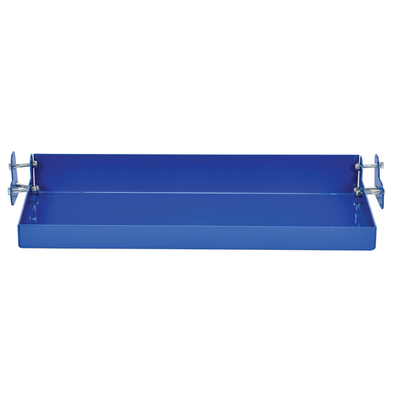 Ladder Tool Tray, 26.37" H x 10.31" W x 3.12" D, Blue