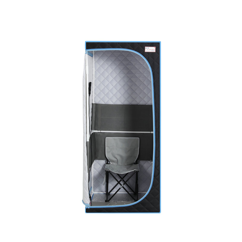 HOVEYY 1 - Person FAR Infrared Sauna with Remote Control, Black